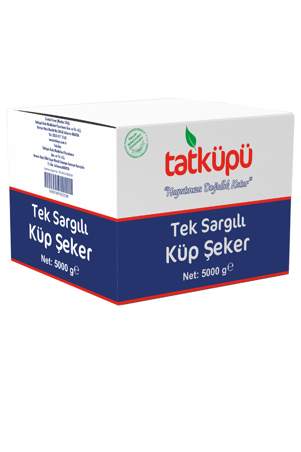 TATKÜPÜ TEK SARGILI KÜP ŞEKER 5000GR