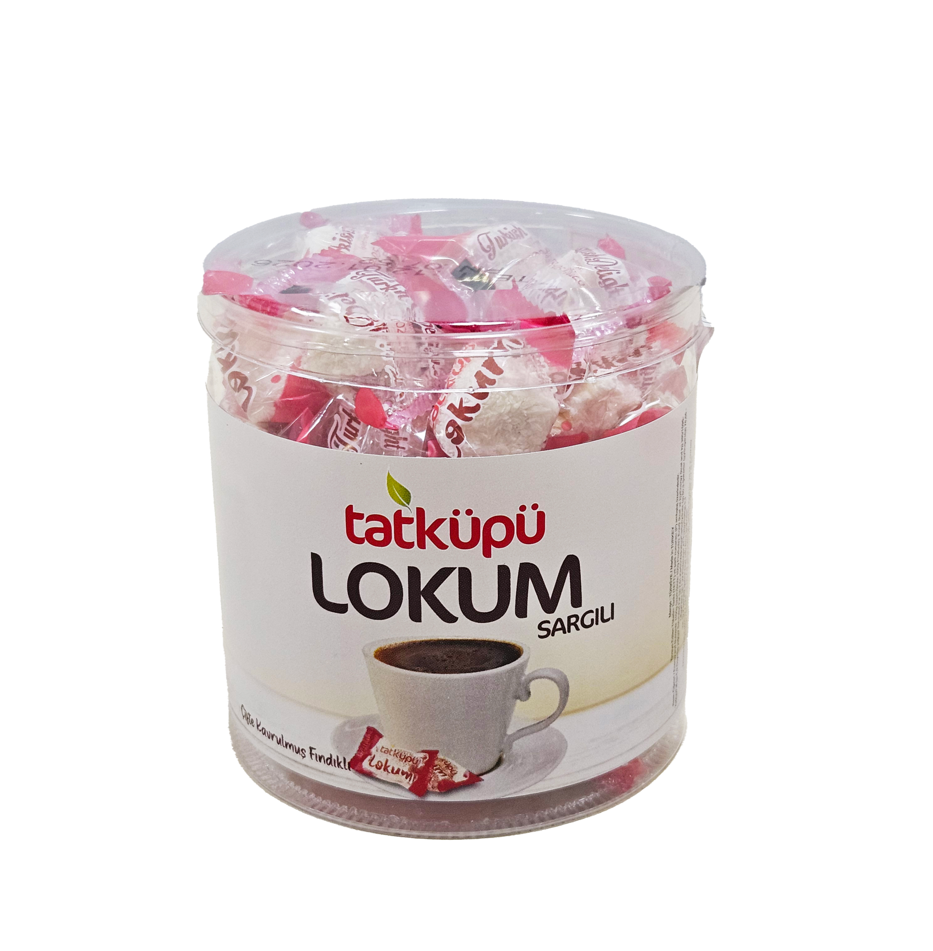 TATKÜPÜ TEK SARGILI LOKUM FINDIKLI 225GR(Ç.KAVRULMUŞ)