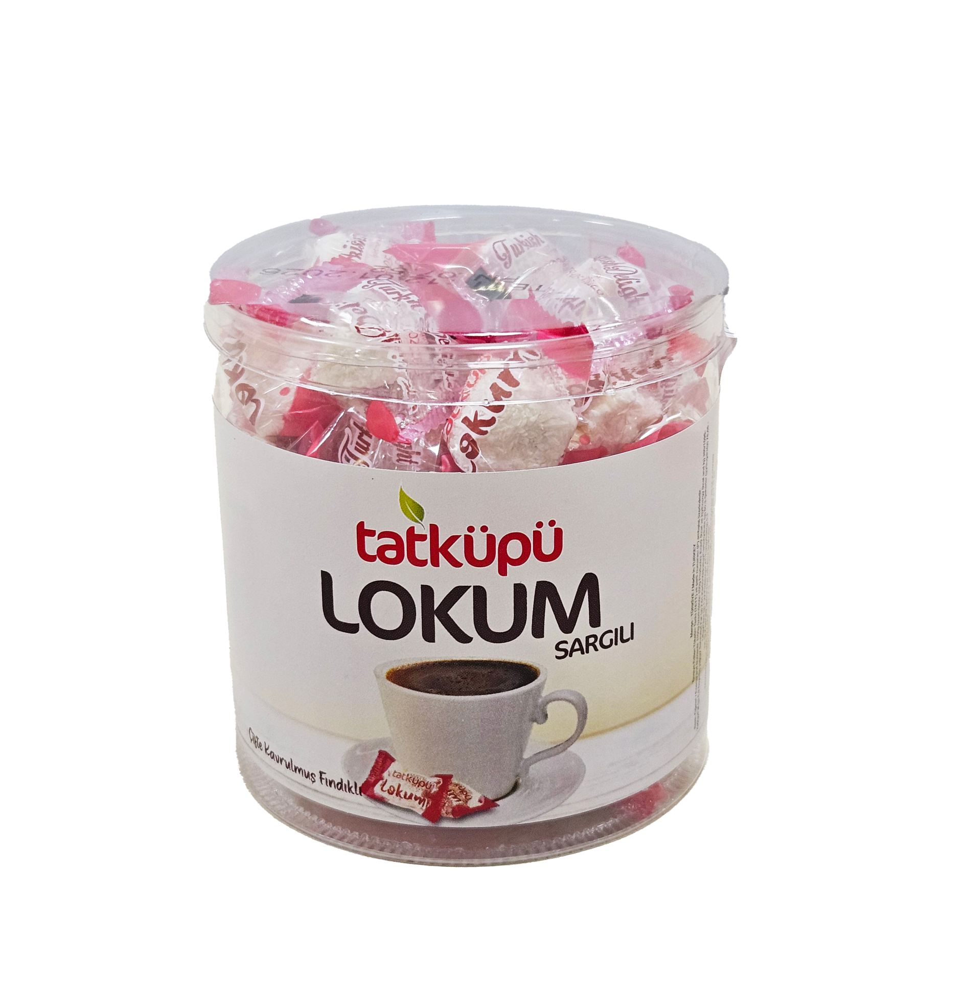 TATKÜPÜ TEK SARGILI LOKUM FINDIKLI 225GR(Ç.KAVRULMUŞ)