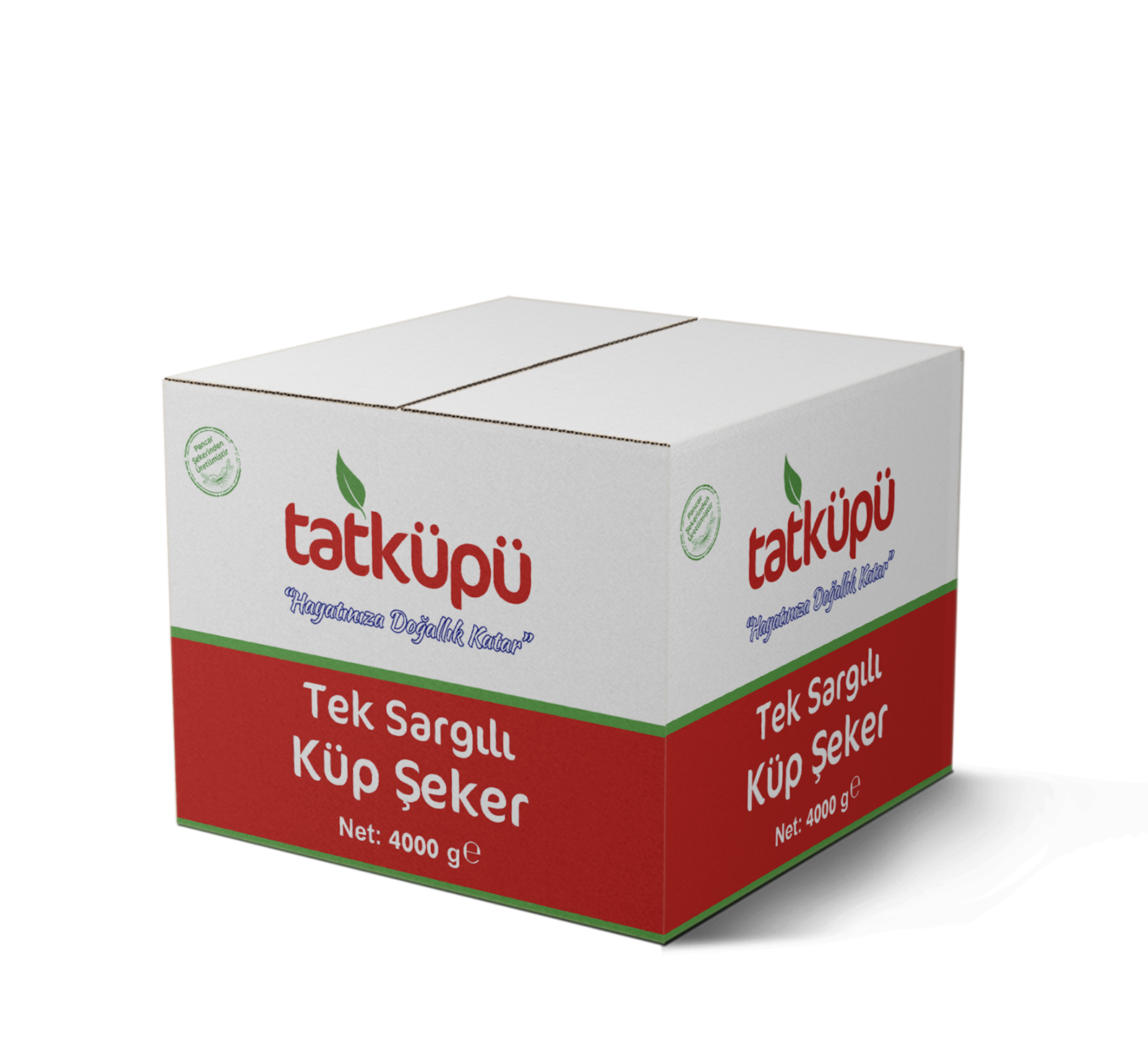 TATKÜPÜ TEK SARGILI KÜP ŞEKER 4000GR