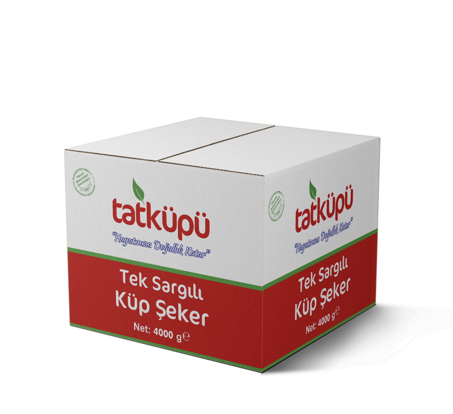 TATKÜPÜ TEK SARGILI KÜP ŞEKER 4000GR